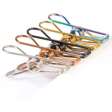 Stainless Steel Multipurpose Sturdy Clothes Hanging Clips - Justgrabit Inc.