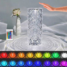 Crystal Touch Night Light for Bedroom Decor (16 Colors, Remote, USB) - justgrabit.in | Just Grab It