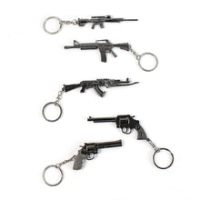 Mix Design Metal Gun Keychain With Case (1 Pc / Mix Design) - justgrabit.in | Just Grab It