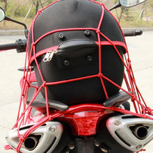 Heavy - Duty Elastic Bungee Cargo Net Mesh Holder - 4 Adjustable Hooks for Motorcycle - justgrabit.in | Just Grab It