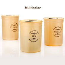 Airtight Containers – For Tea, Coffee, Sugar & More (3 Pcs Set) - justgrabit.in | Just Grab It