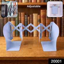 Adjustable Expandable Book Organizer Stand (1 Pc) - justgrabit.in | Just Grab It
