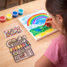 Kids Paint Coloring & Craft Activity Set with Beads (Mix Design, 1 Set) - justgrabit.in | Just Grab It