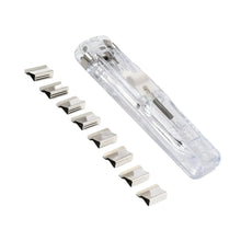 Portable Paper Clamp With 8 Pcs Clip Dispenser Handheld Paper Fast Clam (1 Set) - justgrabit.in | Just Grab It
