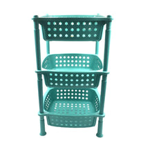 3 layer round Kitchen Trolley Basket ( MOQ : - 6 Pc) - Justgrabit Inc.