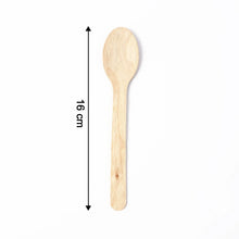 160mm Wooden Spoon – 30 Pcs Pack - justgrabit.in | Just Grab It