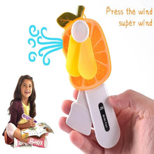 Mini Hand Pressure Fruit - Shaped Fan for Kids (1 Pc / Mix Design) - justgrabit.in | Just Grab It