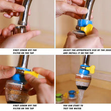 Water Faucet Clean Purifier Filter Cartridge Water Tap Six Layer - justgrabit.in | Just Grab It
