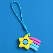 Stress Relief Silicone Push Fidget Toy Keychain for Kids (1 Pc) - Justgrabit Inc.
