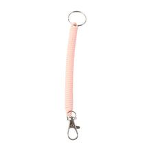 Elastic Spiral Coil Keychain Bracelet with Metal Key Ring and Clip Hook (1 Pc) - Justgrabit Inc.