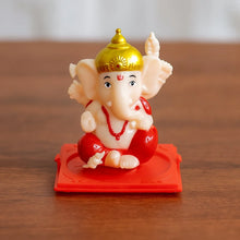 Decorative Small Lord Ganesh Idol in Transparent Case (1 Pc) - Justgrabit Inc.