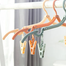 Folding Hanger with Clips for Clothes, Adjustable Hanger (1 Pc) - Justgrabit Inc.