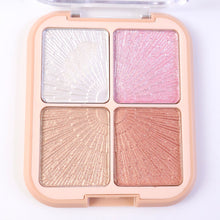 4 - in - 1 Shimmer Highlighter & Illuminator Palette (12 GM / 1 Pc) - justgrabit.in | Just Grab It