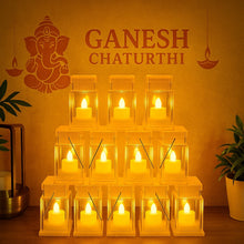 Set of 12 LED Storm Lantern Decorative Lights - justgrabit.in | Just Grab It