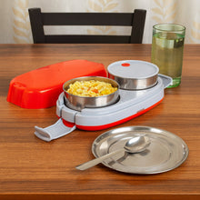 Orbit Electric Lunch Box with Dual Stainless Steel Containers Set - justgrabit.in | Just Grab It