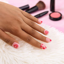 Premium Artificial False Nail Set with Mix Design fake nails - (Set) - justgrabit.in | Just Grab It