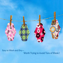 Reusable Cloth Sanitary Pads for Women (4 Pc / Set) - Justgrabit Inc.