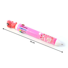 Cute Character Design 10 - in - 1 Multicolor Ball Pen (1 Pc) - justgrabit.in | Just Grab It