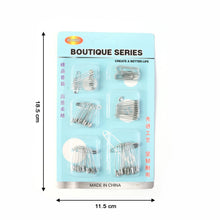 Multipurpose Metal Safety Pin Assortment Set - justgrabit.in | Just Grab It