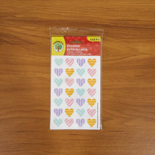 Colorful Heart Shape Decorative Sticker Set (4 Sheets, 112 Pc) - justgrabit.in | Just Grab It