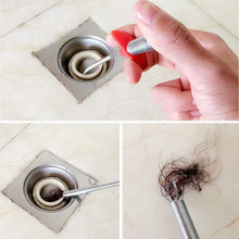 Flexible Spring Drain Cleaning Tool with Hand Grip (1 Pc / 90 Cm) - justgrabit.in | Just Grab It