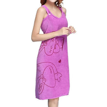 Soft & Absorbent Microfiber Bath Towel Wrap with Shoulder Straps (1 Pc) - justgrabit.in | Just Grab It