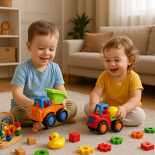 Funwoods Itsy Bitsy Construction Vehicle Toy Set for Kids - (8 Pc) - justgrabit.in | Just Grab It