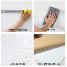 Wallpaper 3D Foam Wallpaper Sticker Panels (70 x 70 Cm / 1 Pc) - justgrabit.in | Just Grab It