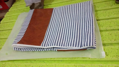 Pillow Covers, leather & cotton Cushion Covers (16 × 16 Inch / 1 Pair / 2 Pc) - justgrabit.in | Just Grab It