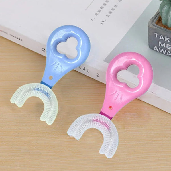 U Shape Kids Toothbrush for kids with effective care and performance. - Justgrabit Inc.