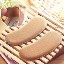Fabric Sticky Shoe Back Heel Insoles Protector Liner Pads (1 Pair) - justgrabit.in | Just Grab It