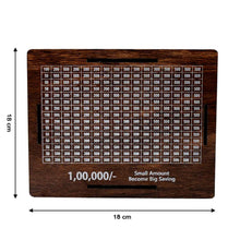 Big Wooden Savings Challenge Money Bank / Piggy Bank - (1 Pc) - justgrabit.in | Just Grab It