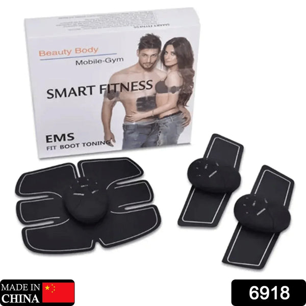 6 Pack abs stimulator Wireless Abdominal and Muscle Exerciser Training Device Body Massager/6 pack abs stimulator charging battery/mart Fitness Abs Maker/Exerciser Training Device - Justgrabit Inc.