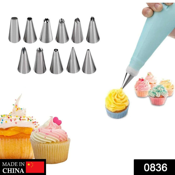 12 Piece Cake Decorating Set of Measuring Cup Oil Basting Brush - Justgrabit Inc.