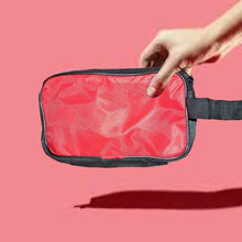 Portable Travel Hand Pouch / Shaving Kit Bag for Multipurpose Use (Red) - Justgrabit Inc.