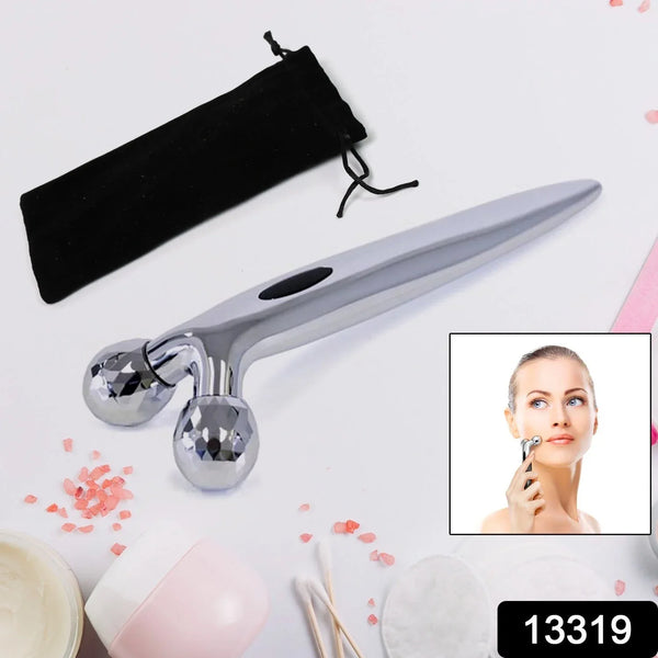Manual Roller Face Skin Wrinkle Remover Massager (1 Pc) - justgrabit.in | Just Grab It