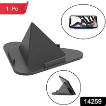 Pyramid Black Mobile Stand with 3 Different Inclined Angles - justgrabit.in | Just Grab It