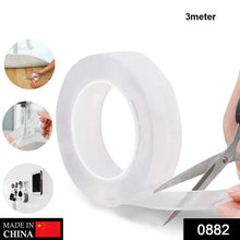 Double Sided Nano Adhesive Tape, 3 meter Washable Traceless Nano Gel Tape, Multipurpose - Justgrabit Inc.