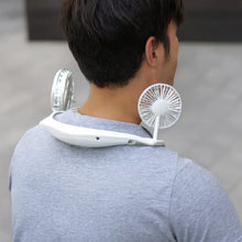 USB Rechargeable Wearable Neckband Fan - Justgrabit Inc.