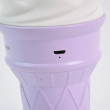 Ice Cream Cone Shape Air Freshener Humidifier (1Pc / Purple ) - Justgrabit Inc.