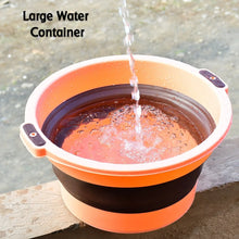 Multi - Purpose Portable Collapsible Folding Tub, with Hanging Hole & Save Storage Space, Also use for Foot Spa. - Justgrabit Inc.