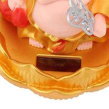 Solar Power Moving Buddha Car Ornament (1 Pc) - justgrabit.in | Just Grab It