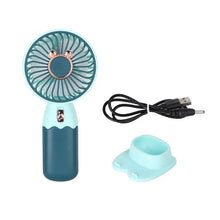 Mini Fan Rechargeable Table Fan Handheld Fan For Home , Office , Car - justgrabit.in | Just Grab It