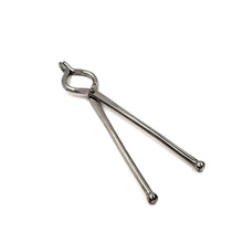 Ganesh Premium Quality Unbreakable Stainless Steel Goti Sandsi / Sansi / Pakkad / Pincer / Chimta / Tongs / Utensil Holder Smart Kitchen Tool - 8mm - Justgrabit Inc.