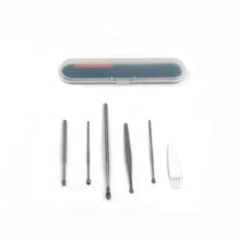 6Pcs Earwax Removal Kit | Ear Cleansing Tool Set | Ear Curette Ear Wax Remover Tool - Justgrabit Inc.