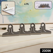 Heavy Duty Metal Paper Clamp Clips (4 Pc) - justgrabit.in | Just Grab It