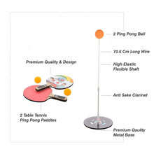 Portable Wiff Waff Rebound Table Tennis Trainer Set (1 Set) - justgrabit.in | Just Grab It