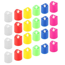Festive Lighting for Any Occasion: 24 Pack LED Tealight Candles, Diwali (Multicolor) - justgrabit.in | Just Grab It