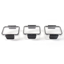 Kitchen Storage Container with Air Seal Lock Lid (3 Piece Set / 250 ML) - Justgrabit Inc.
