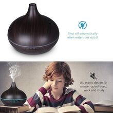 Aromatherapy Humidifier with 7 Colourful LED Light Change (500 ML Capacity / Without Remote) - justgrabit.in | Just Grab It